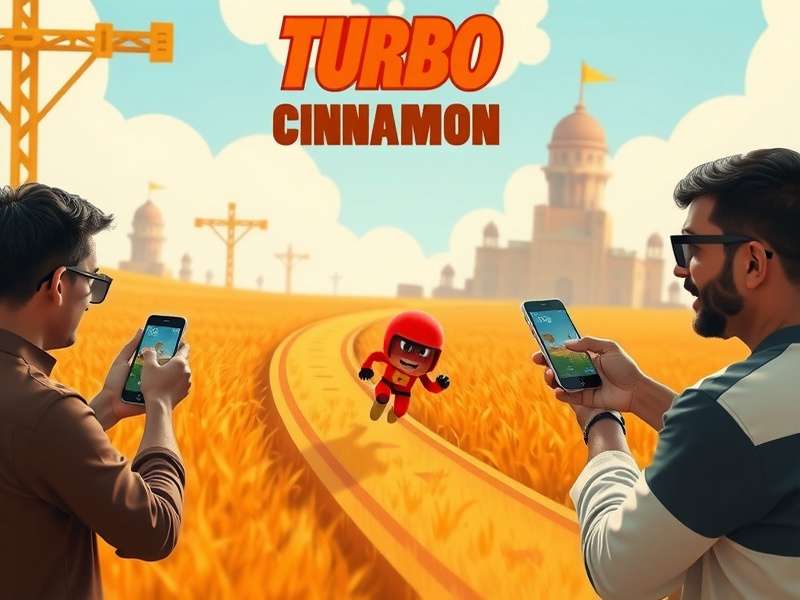 Indian players discussing Turbo Cinnamon Run strategies on their mobile phones